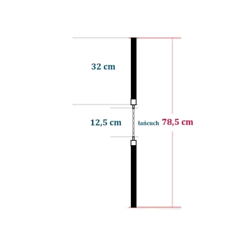 Nunchaku Rattan Tygrys Na Łańcuszkach